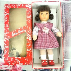 Rare Kathe Kruse Hanne Doll Mareile Made in Germany Hand Painted Cottage Core